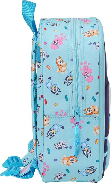 Produktbild Bluey Schulrucksack Himmelsblau 22 x 27 x 10 cm 3D