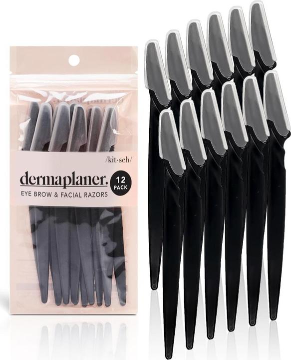 Kitsch Dermaplaner schwarz 12 Stück