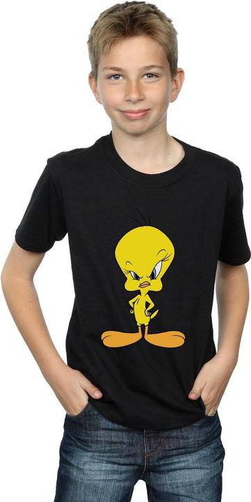Immagine prodotto Looney Tunes Maglietta in cotone per ragazzi Angry Tweety (140, 146)