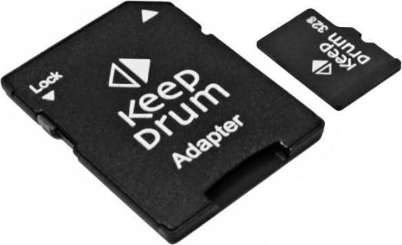 Actual product image keepdrum Micro SDHC memory card 32GB (32 GB, microSD)