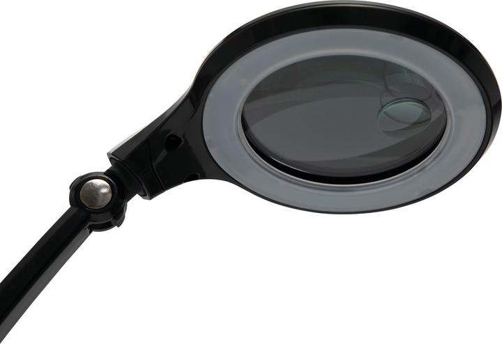 Actual product image Maul LED magnifier lamp MAULiris, dimmable, 470 lumen, 7 W, black (470 lm)