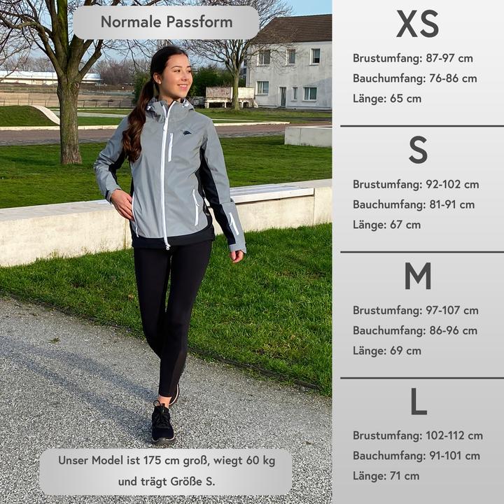 Produktbild Valkental Funktionale & reflektierende Softshelljacke für Outdooraktivitäten - Damen (XL)