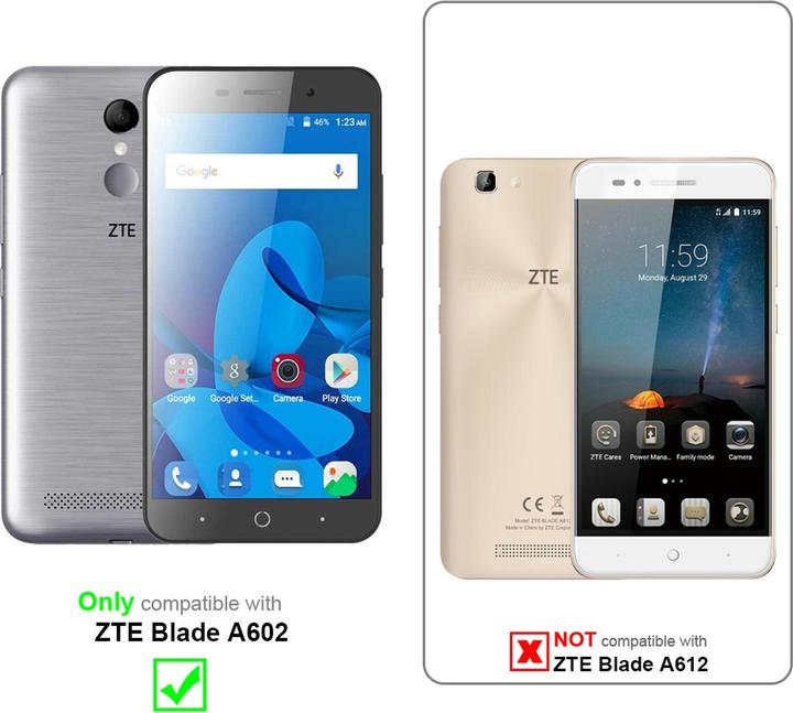 Productafbeelding Cadorabo Boek Onzichtbare Magneethoes (ZTE Blade A602)