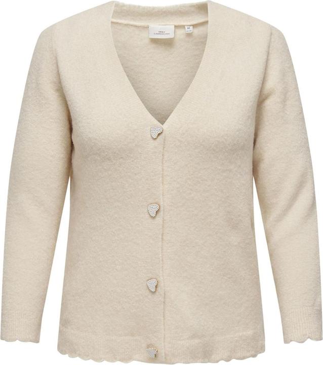 Only Curvy V-Ausschnitt Strickjacke (S)