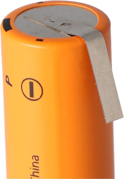 Immagine prodotto Panasonic Akku HHR-120 für Rasierer, Rasierapperate mit Lötfahne U-Form (1 pz., 4/5 AA, 1200 mAh)