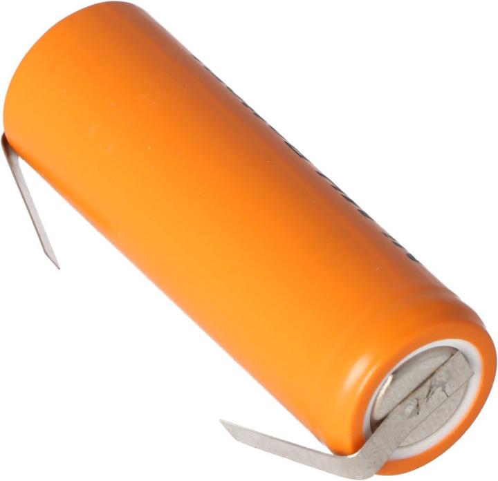 Immagine prodotto Panasonic Akku HHR-120 für Rasierer, Rasierapperate mit Lötfahne U-Form (1 pz., 4/5 AA, 1200 mAh)
