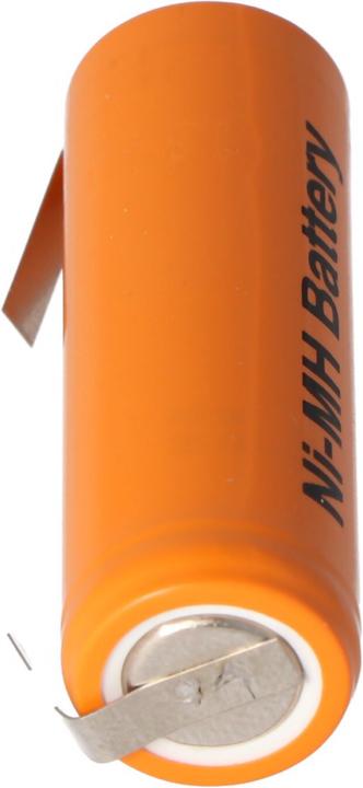 Immagine prodotto Panasonic Akku HHR-120 für Rasierer, Rasierapperate mit Lötfahne U-Form (1 pz., 4/5 AA, 1200 mAh)