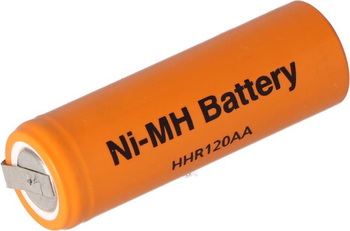 Immagine prodotto Panasonic Akku HHR-120 für Rasierer, Rasierapperate mit Lötfahne U-Form (1 pz., 4/5 AA, 1200 mAh)