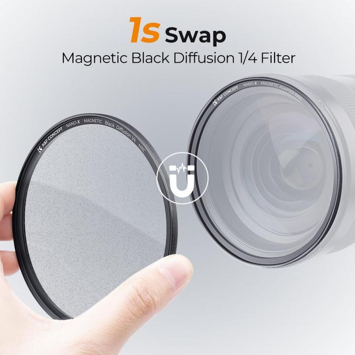 Produktbild K&F Concept Magnetic 1/4 Black Mist Filter Nano X 49mm (KF-1816) (49 mm)