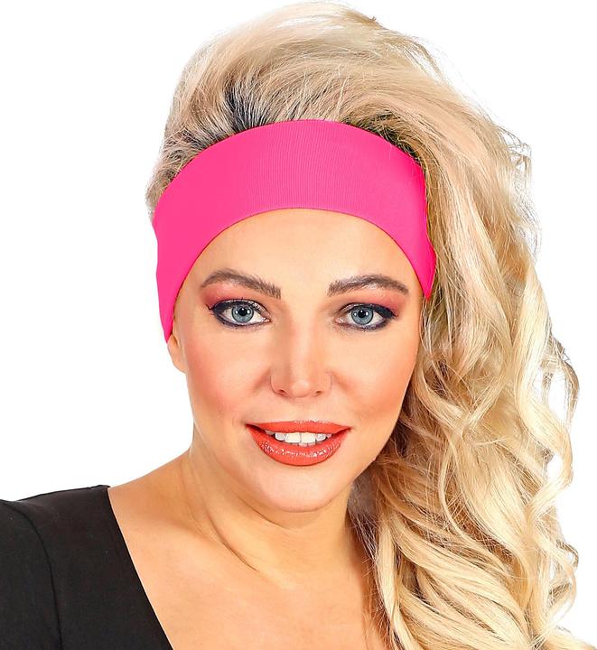 Image du produit Widmann Années 80 - bandeau rose fluo
