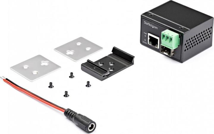 Immagine prodotto StarTech .com convertitore industriale da fibra a ethernet