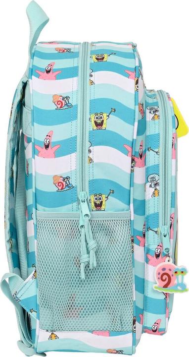 Produktbild Safta Schulrucksack Spongebob Stay positive Blau Weiss (32 x 38 x 12 cm) (12 l)