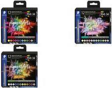 Actual product image Staedtler Fibre pen with brush tip (Basic Colours, 12 x)
