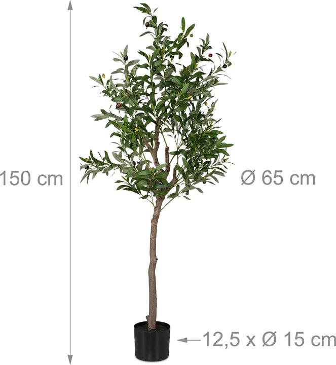 Actual product image Relaxdays Olive tree (150 cm)