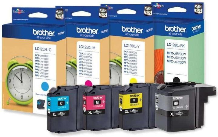 Actual product image Brother LC-129XL Value Pack (M, FC, Y, C)