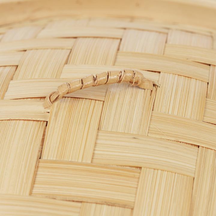 Actual product image Relaxdays Bamboo Steamer Basket, 2 Tiers (Plant materials)