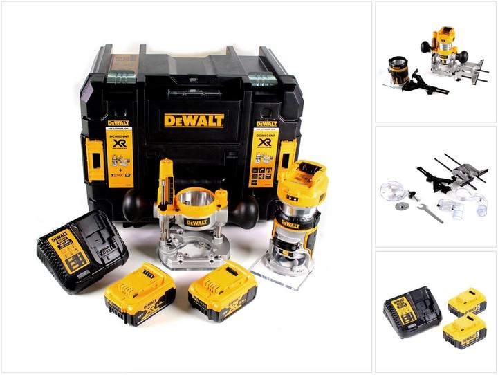 Produktbild DeWalt FRÄSMASCHINE 18V 2in1 8mm 2x5,0Ah TSTAK DCW604P2