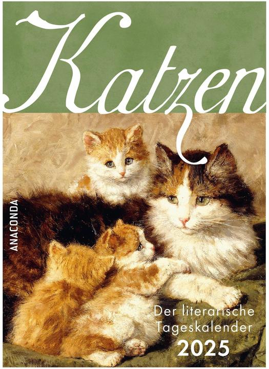 Image du produit Chats. L'agenda littéraire quotidien 2025 (11 x 15 cm, Allemand)