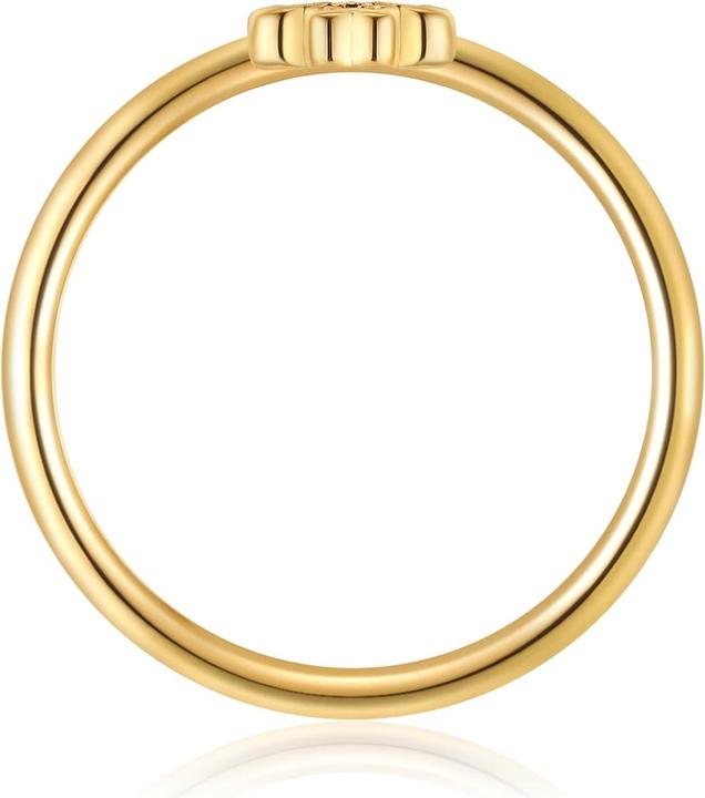 Produktbild Glanzstücke München Damen Ring Kleeblatt Sterling Silber - 34596 (56, 925 Silber)