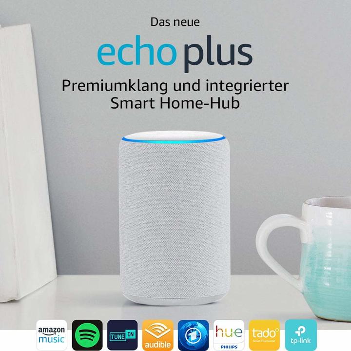 Image du produit Amazon Echo Plus (2ème gène) (Amazon Alexa, IFTTT)