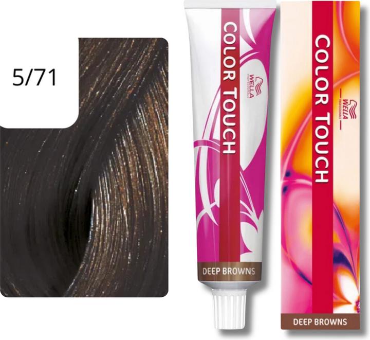 Image du produit Wella Color Touch Deep Browns (5/71 marron clair-brun-brun-cendre)