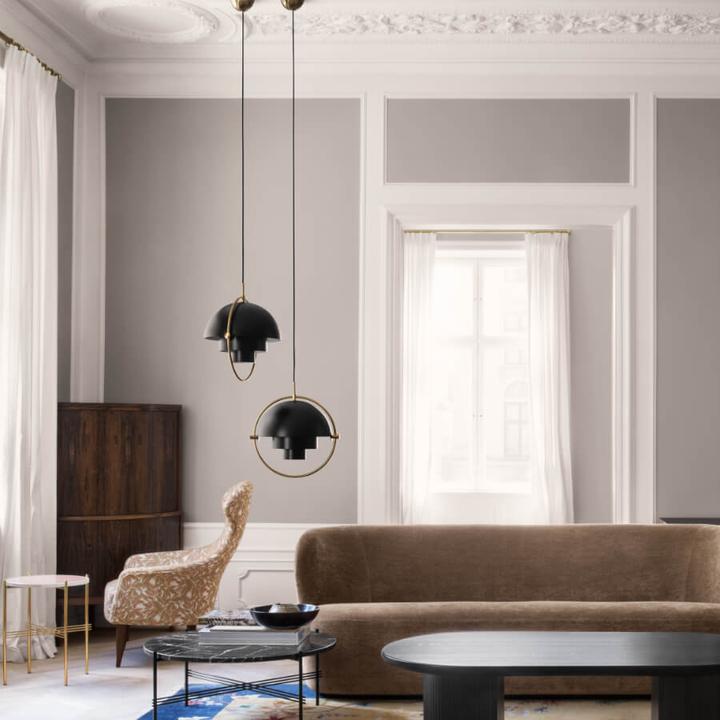 Produktbild Gubi Multi-Lite Pendelleuchte Small Black Brass (E14)