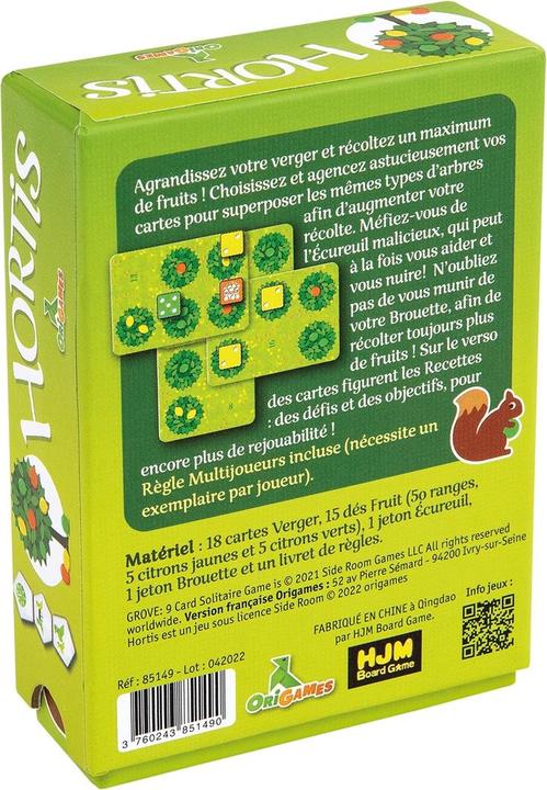 Produktbild Origames Hortis f (Französisch)