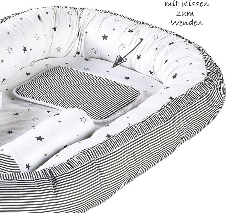 Produktbild Schardt Babynestchen & Bettschlangen Kuschelnestchen inkl. Lagerungskissen und Kopfkissen