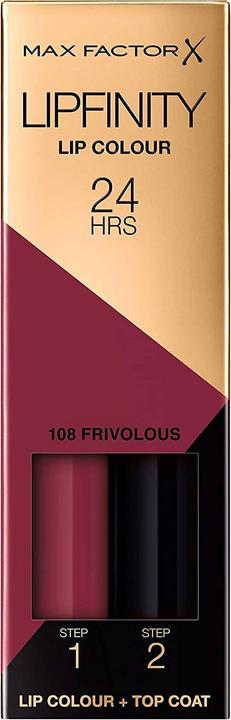 Actual product image Max Factor Lipfinity (108 Frivolous)