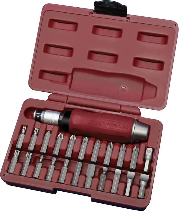 Actual product image Kraftwerk Hand impact wrench set (PH2, PH1, PH3, PH4, PZ1, PZ2, PZ3, PZ4, T30, T40, T45, 6 mm, 8 mm, 10.0mm, 12.0 mm, 4 mm, 5 mm)