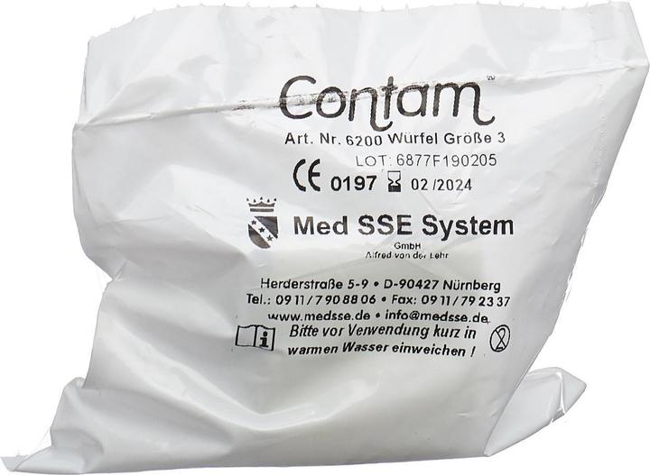 Produktbild Contam Würfeltampon 42mm Grösse 3 (5 Stk) (5 x)