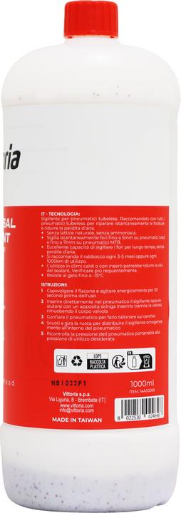 Actual product image Vittoria Universal Tubeless tire sealant 1000ml