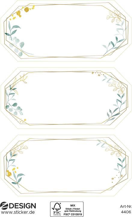 Produktbild Z-Design Sticker zum Beschriften