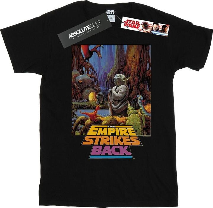 Actual product image Star Wars Mens Yoda Poster T-Shirt (M)