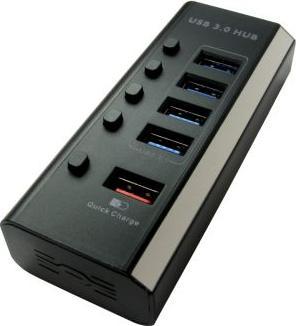Produktbild Rs Pro USB 3.0 USB-Hub, 4 USB Ports, USB A, 115 x (USB-A, 4 Ports)