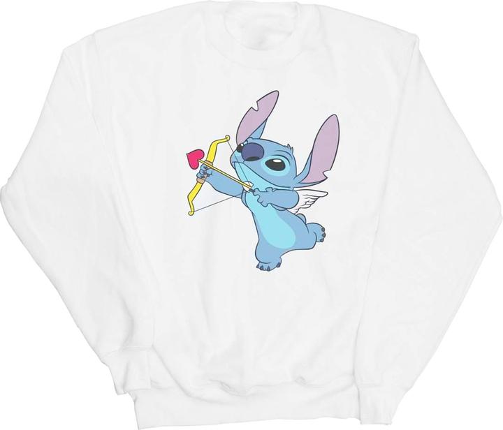 Disney Lilo And Stitch Stitch Cupid Valentines Sweatshirt Mädchen