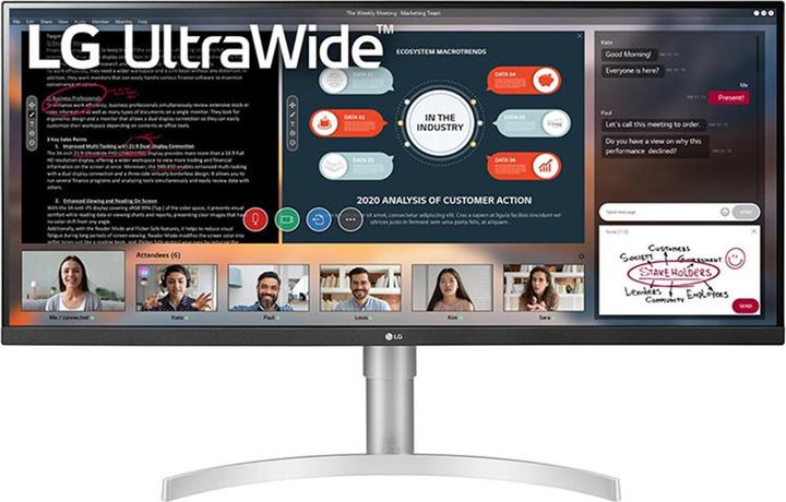 Actual product image LG 34WN650-W (2560 x 1080 pixels, 34")