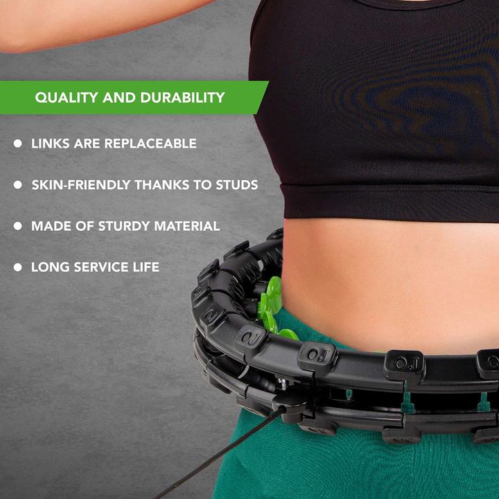 Image du produit Tunturi Hula Hoop Ring mit 0.4 Kg Gewicht (Large) (2000 g)