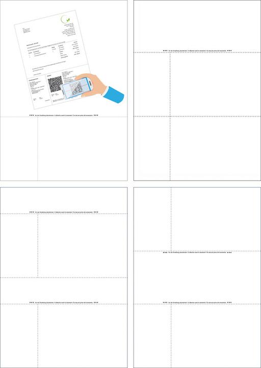 Produktbild NoName Rechnungsformulare mit QR-Code (500 x)
