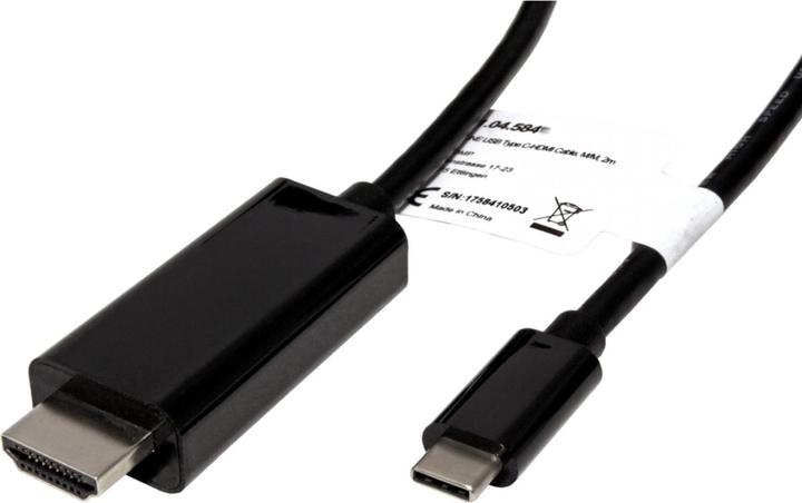 Produktbild Roline USB Typ C — HDMI (Typ A) (3 m, HDMI, USB Typ C)