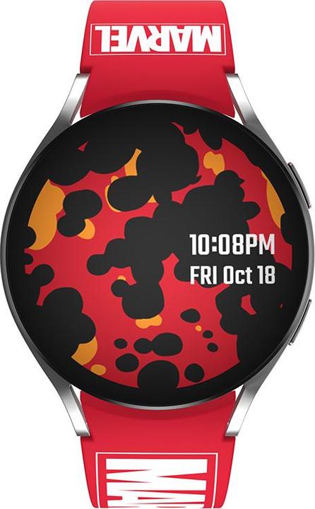 Actual product image Moby Fox Marvel Logo Samsung Smartwatch Band (Silicone, 4, Galaxy Watch 6, 5 Pro)