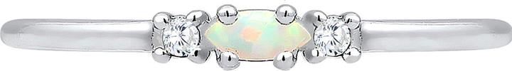 Immagine prodotto Elli Vintage Look mit Zirkonia Kristallen und Opal (52, 925 Argento)