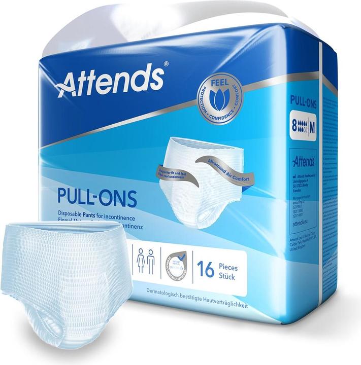 Actual product image Attends Pull Ons 8 M (16 x, M)