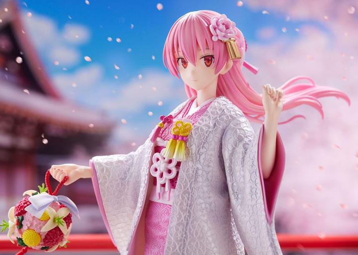 Actual product image Furyu TONIKAWA: Over The Moon For You PVC Statue 1/7 Tsukasa Yuzaki Shiromuku 23 cm