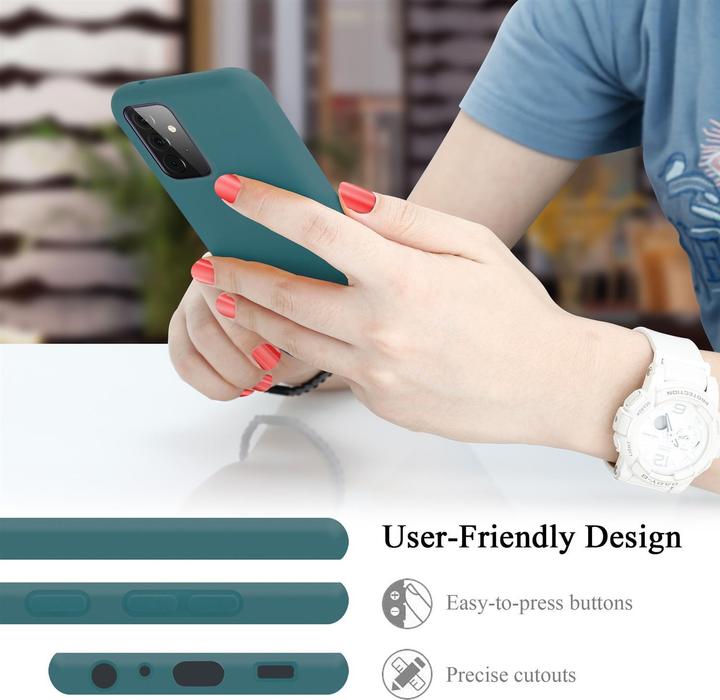 Productafbeelding Cadorabo TPU Liquid Silicone Case Cover (Samsung Galaxy A72, Samsung Galaxy Note 5)