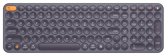 Produktbild Baseus Wireless Tri-Mode Keyboard K01B (Gray) (US, Kabellos, Kabelgebunden)