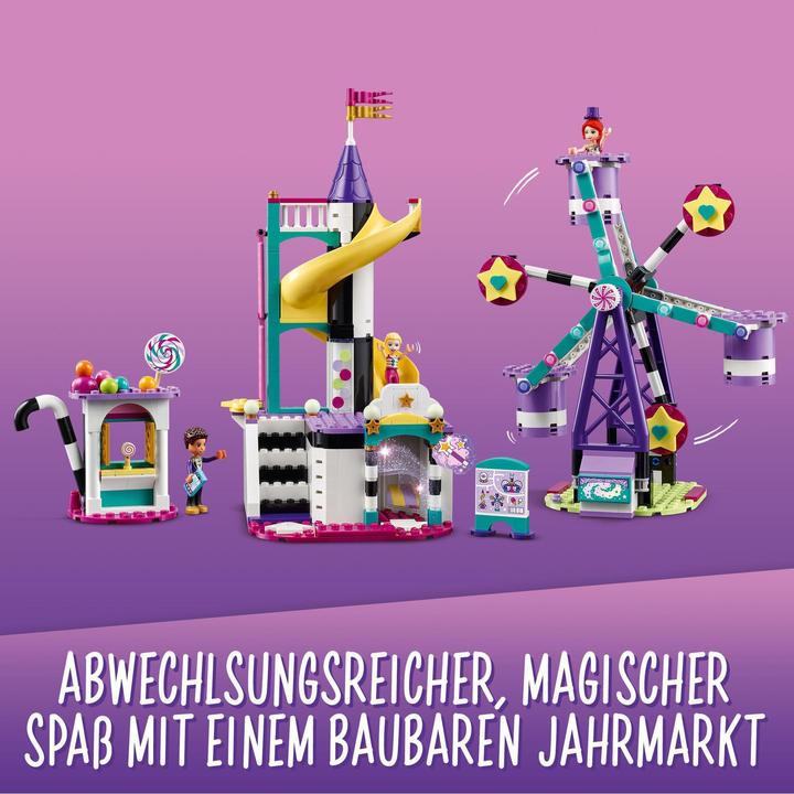 Immagine prodotto LEGO La Ruota panoramica e lo scivolo magici (41689, LEGO Friends)