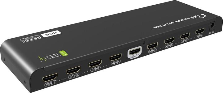 Produktbild EFB Elektronik Techly HDMI2.0 Splitter 4K 8 ways HDR