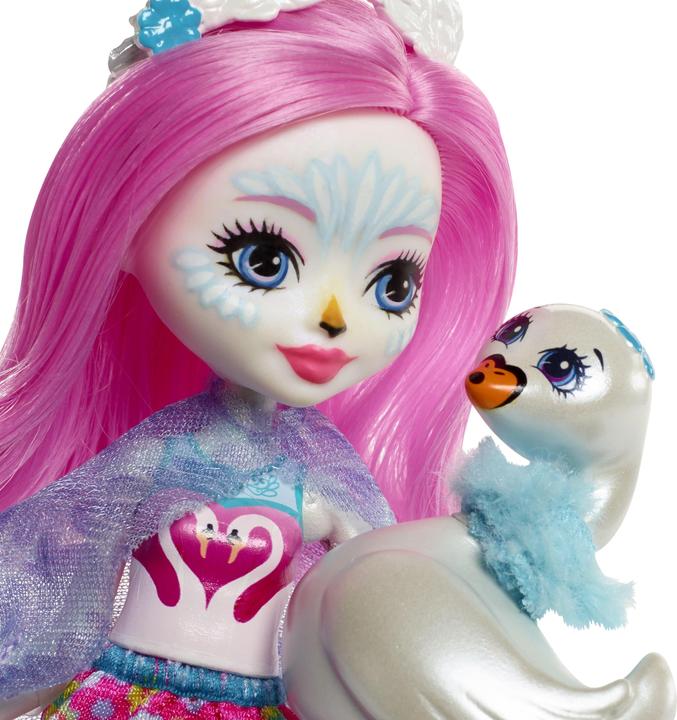 Actual product image Enchantimals Saffi Swan Doll & Poise Figure