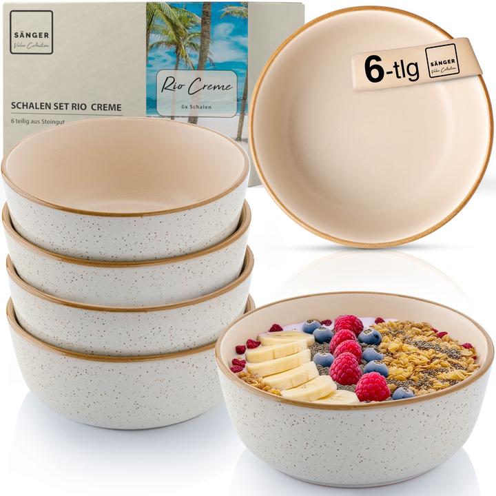 Immagine prodotto Sänger Schalen Set Rio Creme (16.30 cm, 0.60 l, 6 x)